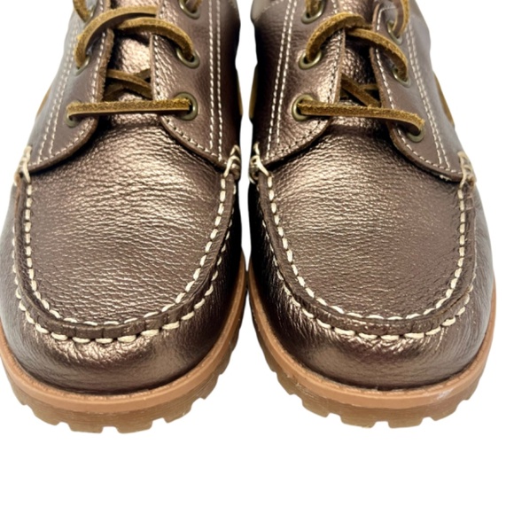 Easy Spirit women's Sailmate bronze metallic leather oxford lace up size 7 - Picture 3 of 12